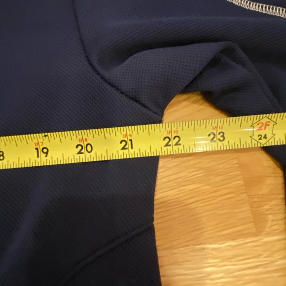 Adidas Norte Dame Navy Hooded Sweatshirt / Sewn Logo Front Chest / Unisex Size S - Picture 10 of 16